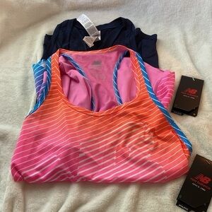 2- NWT Sz Small New Balance Athletic Accel Tank